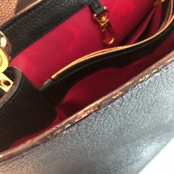 Authentic Louis Vuitton Capucines MM Black - Picture 7 of 8
